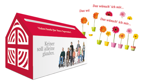 Unsere Spendenbox, das "Spendenhaus" Unsere Spendenbox, das "Spendenhaus"