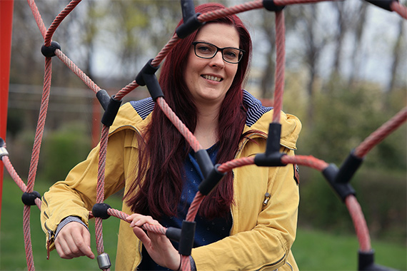 Lisa Glagowski, Leiterin der Don-Bosco-Wohngrupppe "Start ins Leben". (Foto: M. Nowak) Lisa Glagowski, Leiterin der Don-Bosco-Wohngrupppe "Start ins Leben". (Foto: M. Nowak)